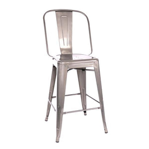 Tolix Style Steel Counter Chair 26 Inch