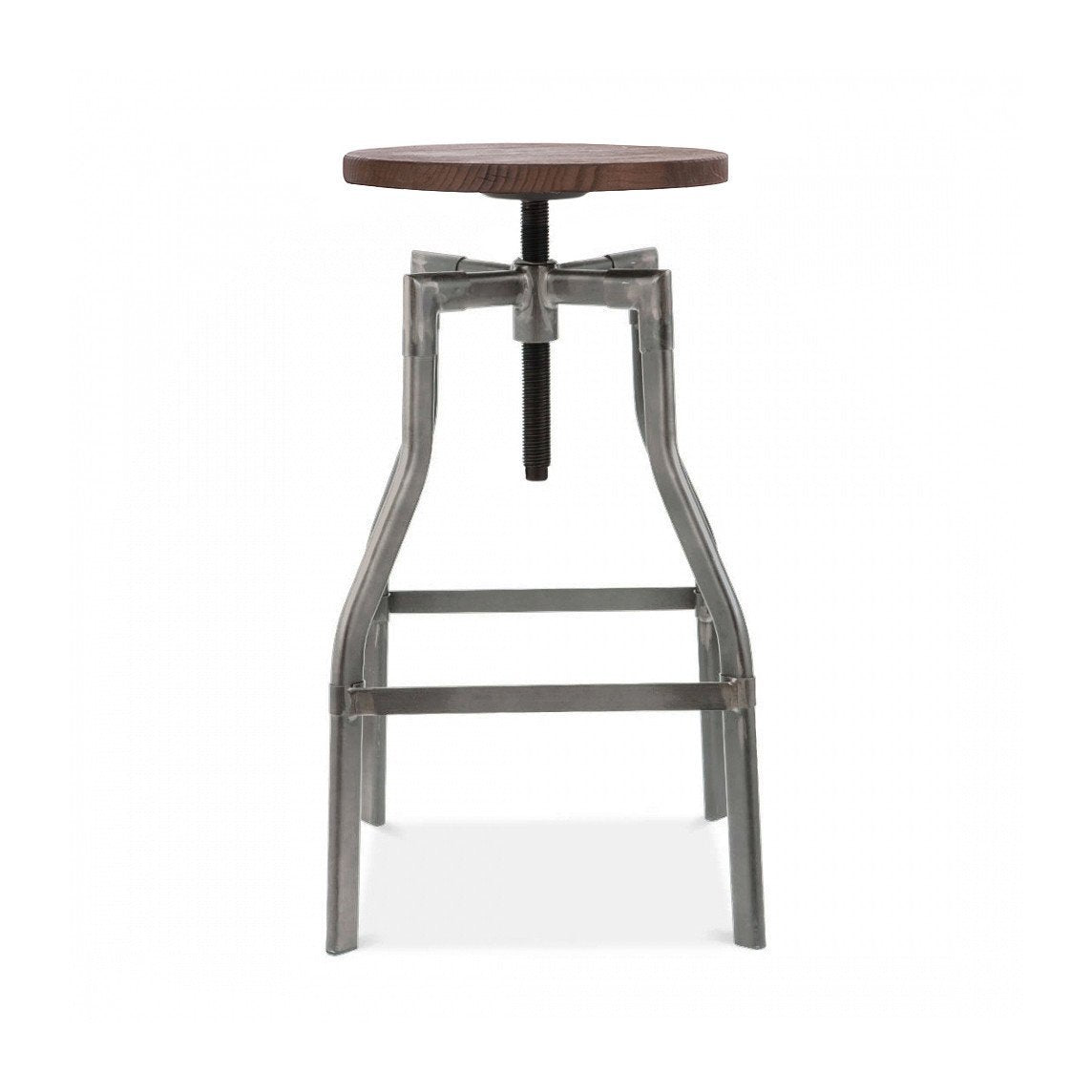 Machinist Adjustable Steel Barstool 26 - 32 Inch