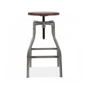 Machinist Adjustable Steel Barstool 26 - 32 Inch
