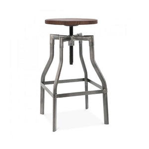 Machinist Adjustable Steel Barstool 26 - 32 Inch