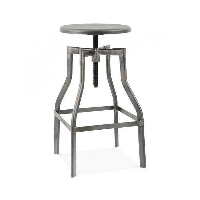 Machinist Adjustable Steel Barstool 26 - 32 Inch