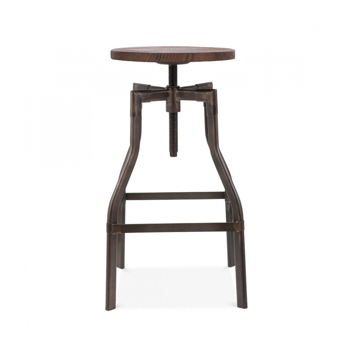 Machinist Adjustable Steel Barstool 26 - 32 Inch