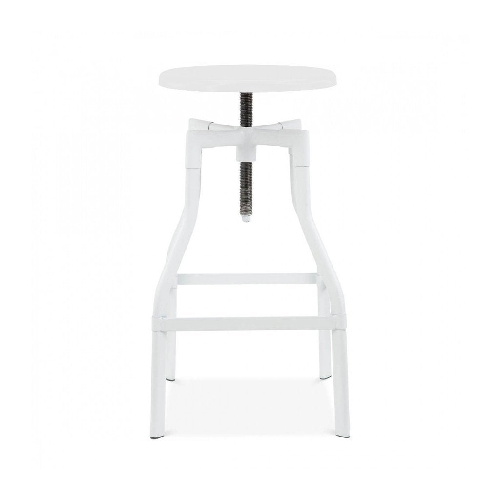 Machinist Adjustable Steel Barstool 26 - 32 Inch