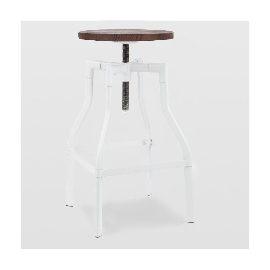Machinist Adjustable Steel Barstool 26 - 32 Inch