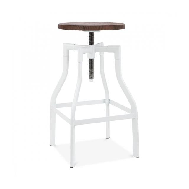 Machinist Adjustable Steel Barstool 26 - 32 Inch