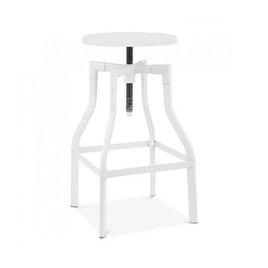Machinist Adjustable Steel Barstool 26 - 32 Inch