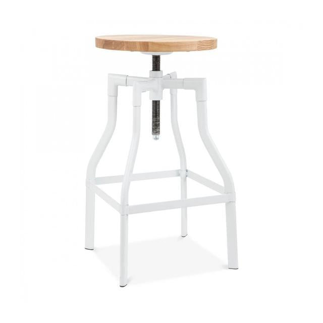 Machinist Adjustable Steel Barstool 26 - 32 Inch