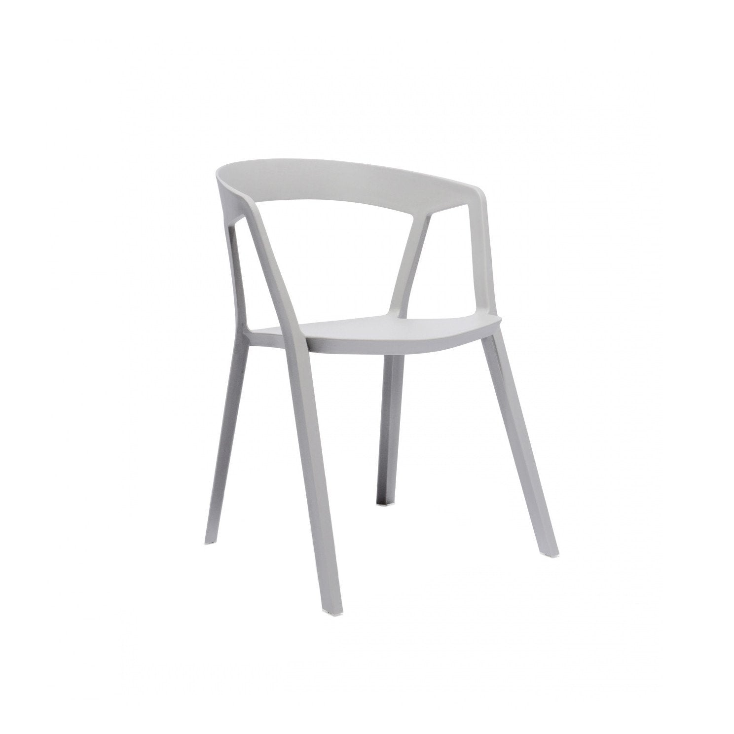 Milan Modern Stackable Arm Chair