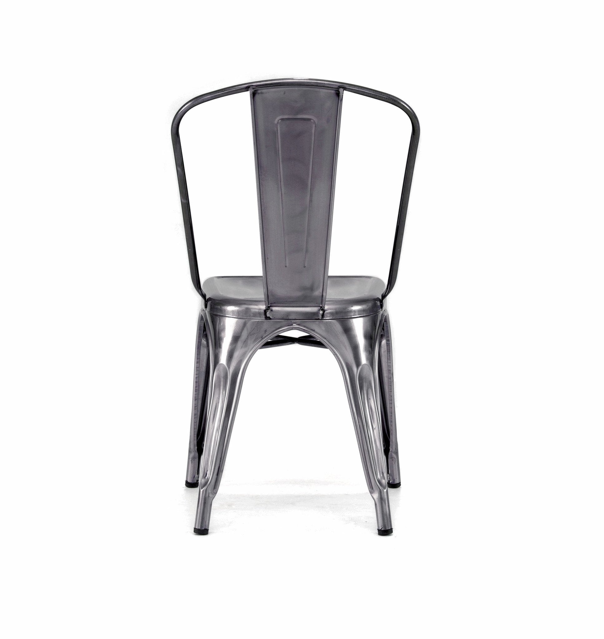 Tolix Style Steel Stackable Side Chair (Set of 4)
