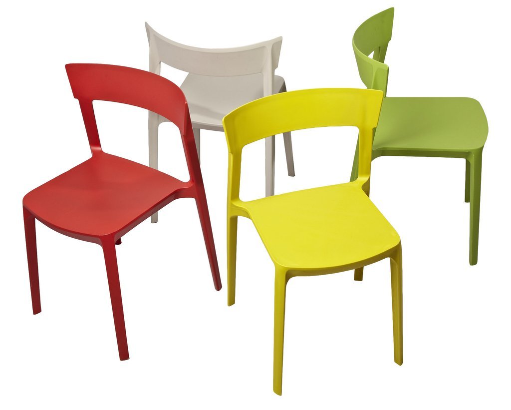 Rho Modern Stackable Side Chair