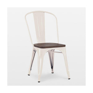 Tolix Style Steel Stackable Side Chair (Set of 4)