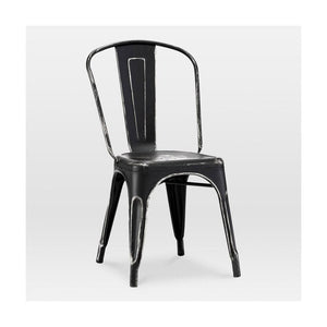 Tolix Style Steel Stackable Side Chair (Set of 4)