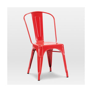 Tolix Style Steel Stackable Side Chair (Set of 4)