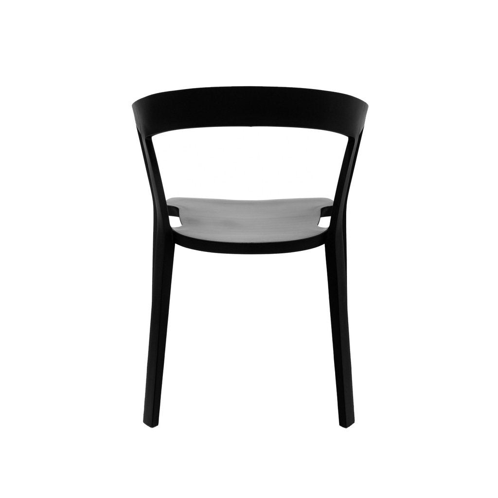 Milan Modern Stackable Arm Chair