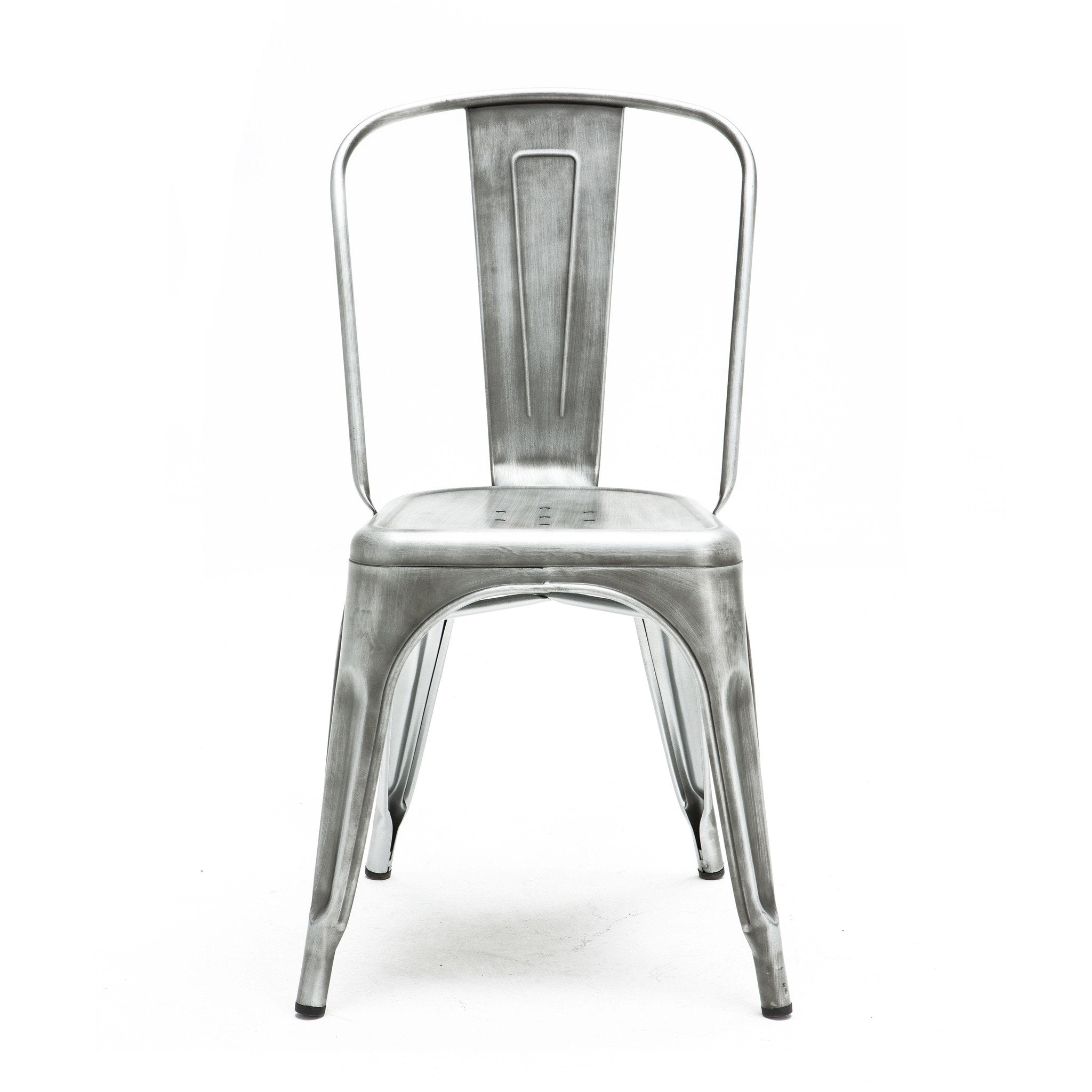 Tolix Style Steel Stackable Side Chair (Set of 4)