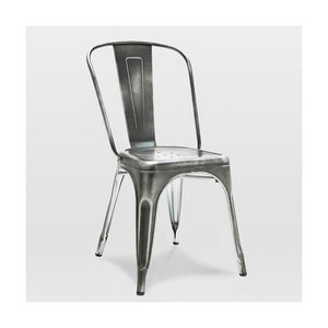 Tolix Style Steel Stackable Side Chair (Set of 4)