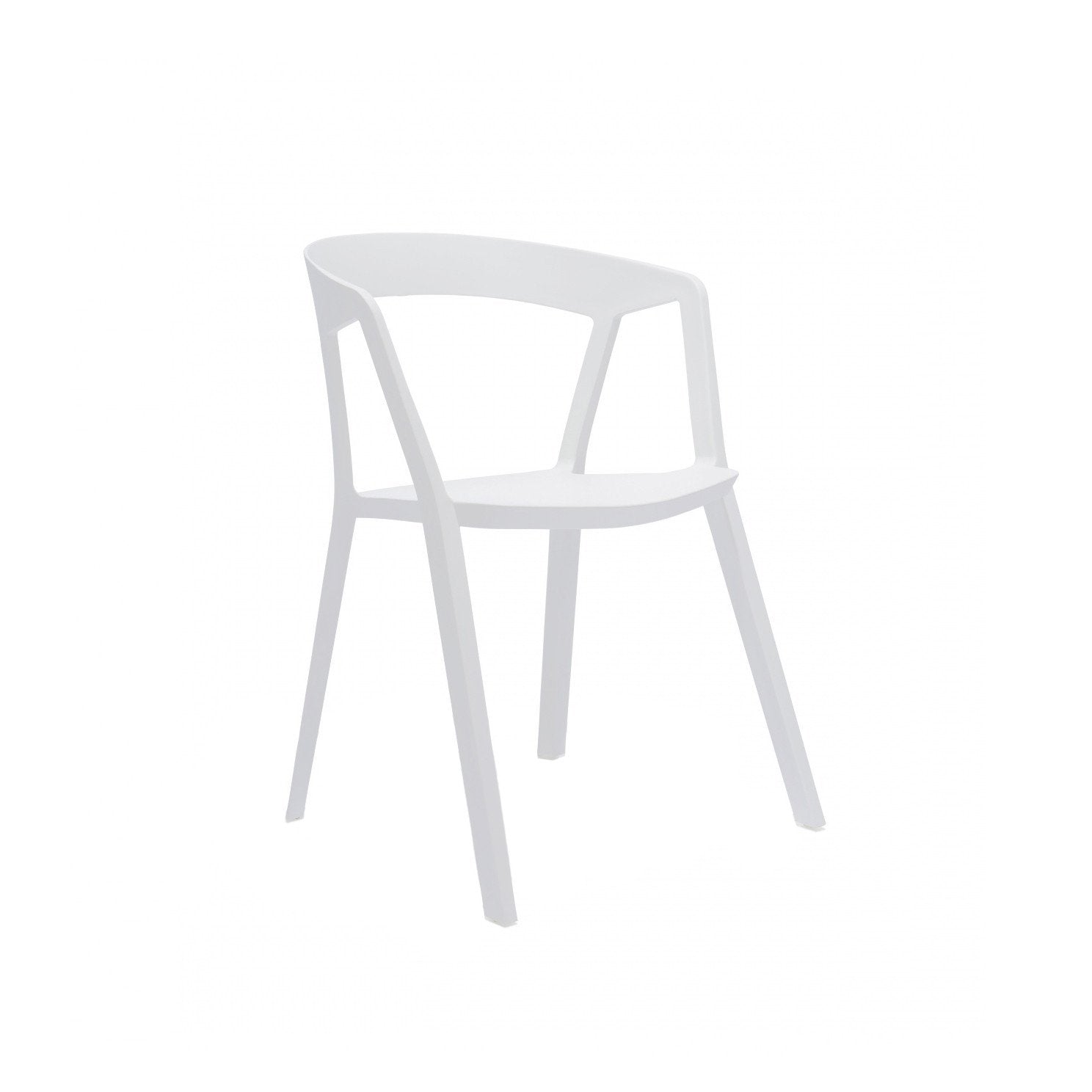 Milan Modern Stackable Arm Chair