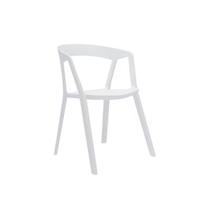 Milan Modern Stackable Arm Chair