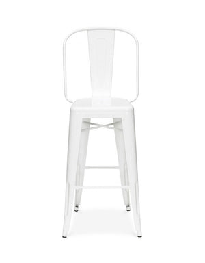 Tolix Style Steel Bar Chair 30 Inch