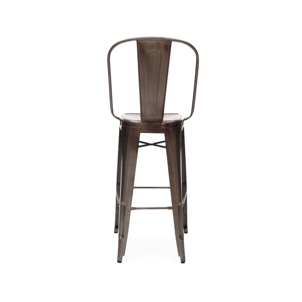 Tolix Style Steel Bar Chair 30 Inch