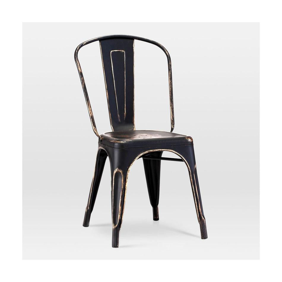 Tolix Style Steel Stackable Side Chair (Set of 4)