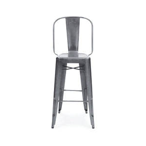 Tolix Style Steel Bar Chair 30 Inch