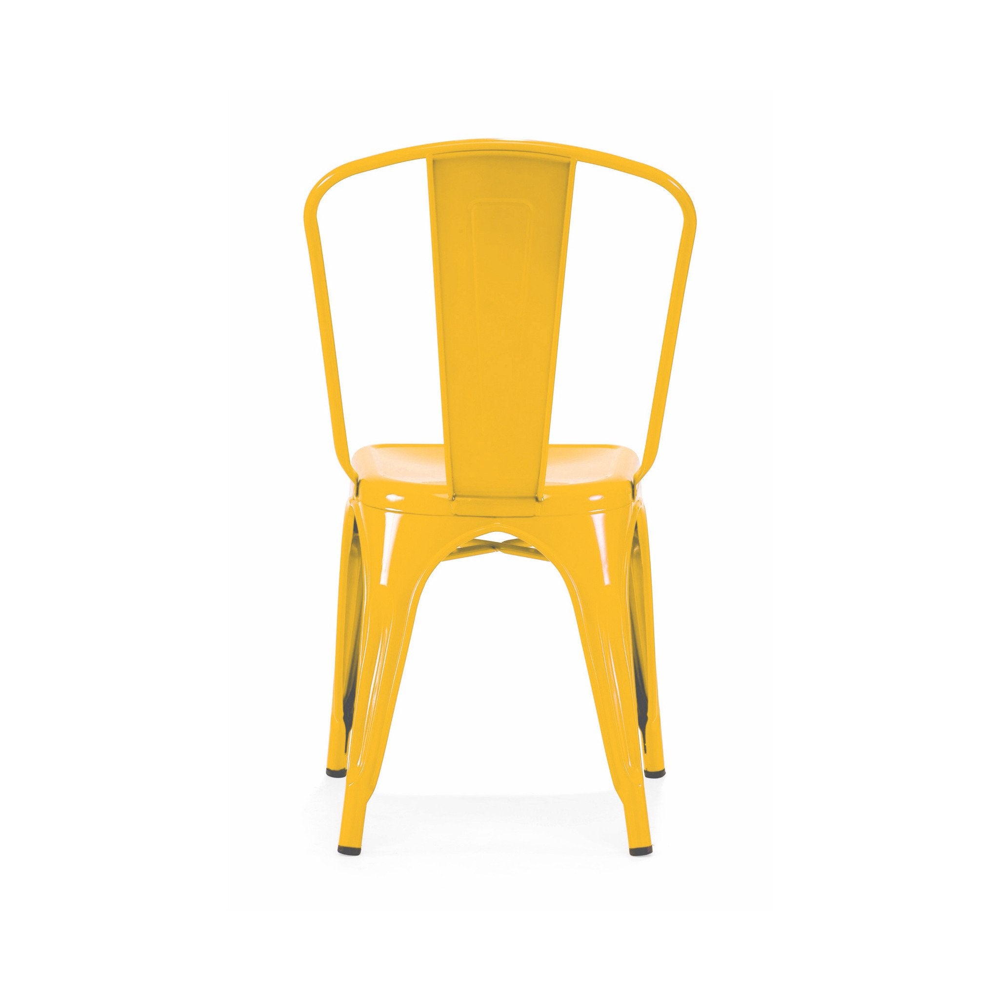 Tolix Style Steel Stackable Side Chair (Set of 2)
